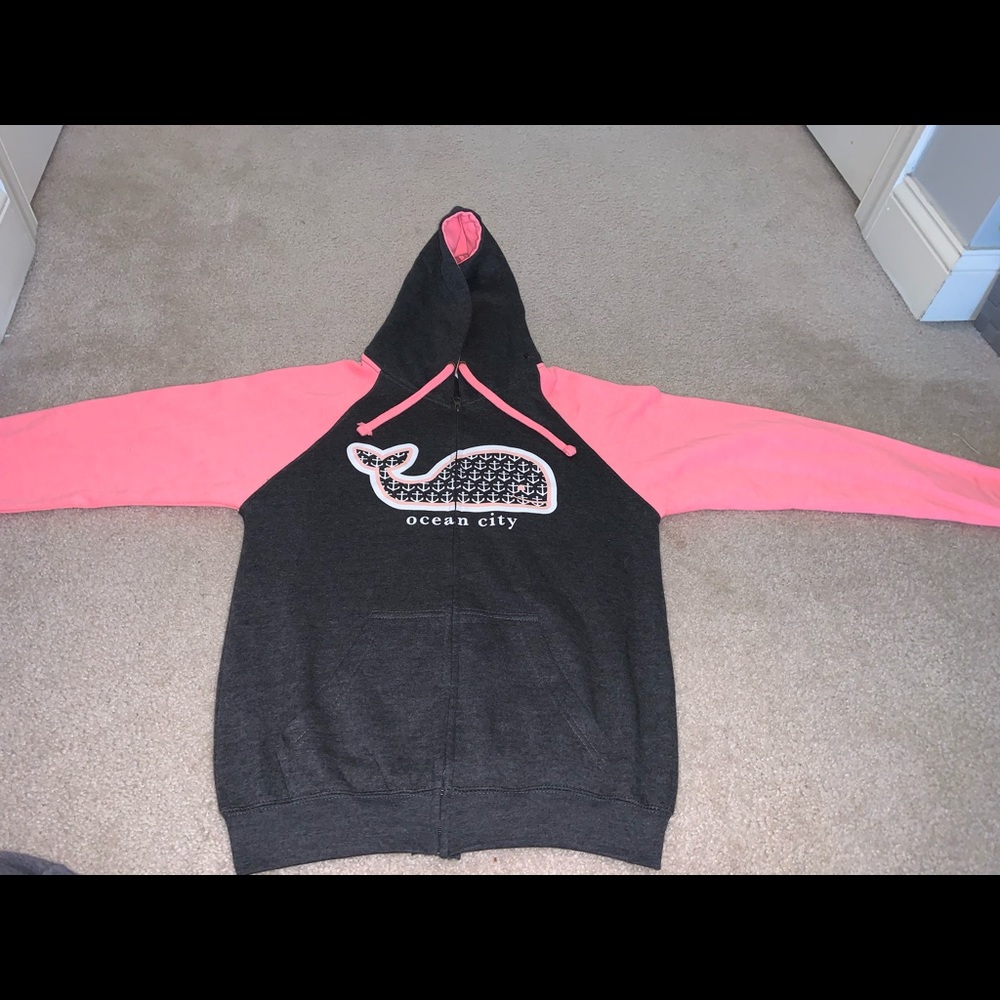 Ocean City Pink and Gray Sweatshirt